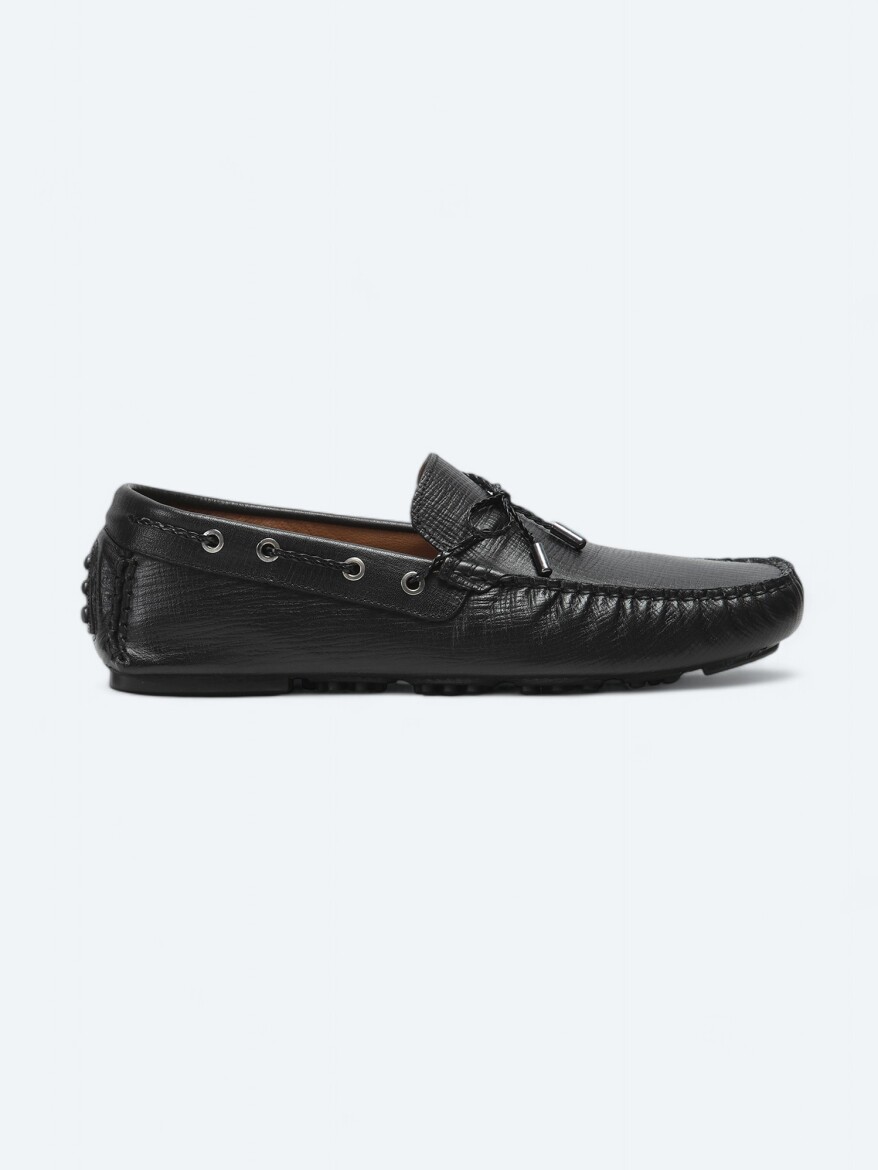 Siyah Loafer - 1