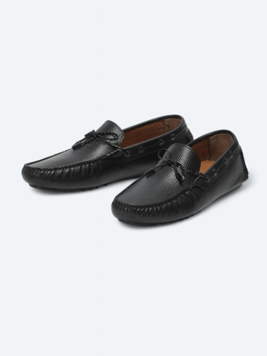 Siyah Loafer - 2