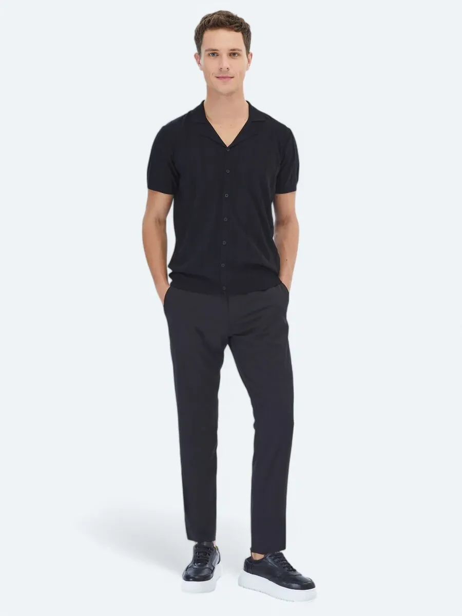 Siyah Regular Fit Casual Gömlek - 2