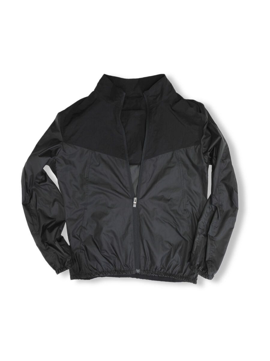 Siyah Regular Fit Dik Yaka Casual Dokuma Mont - 5