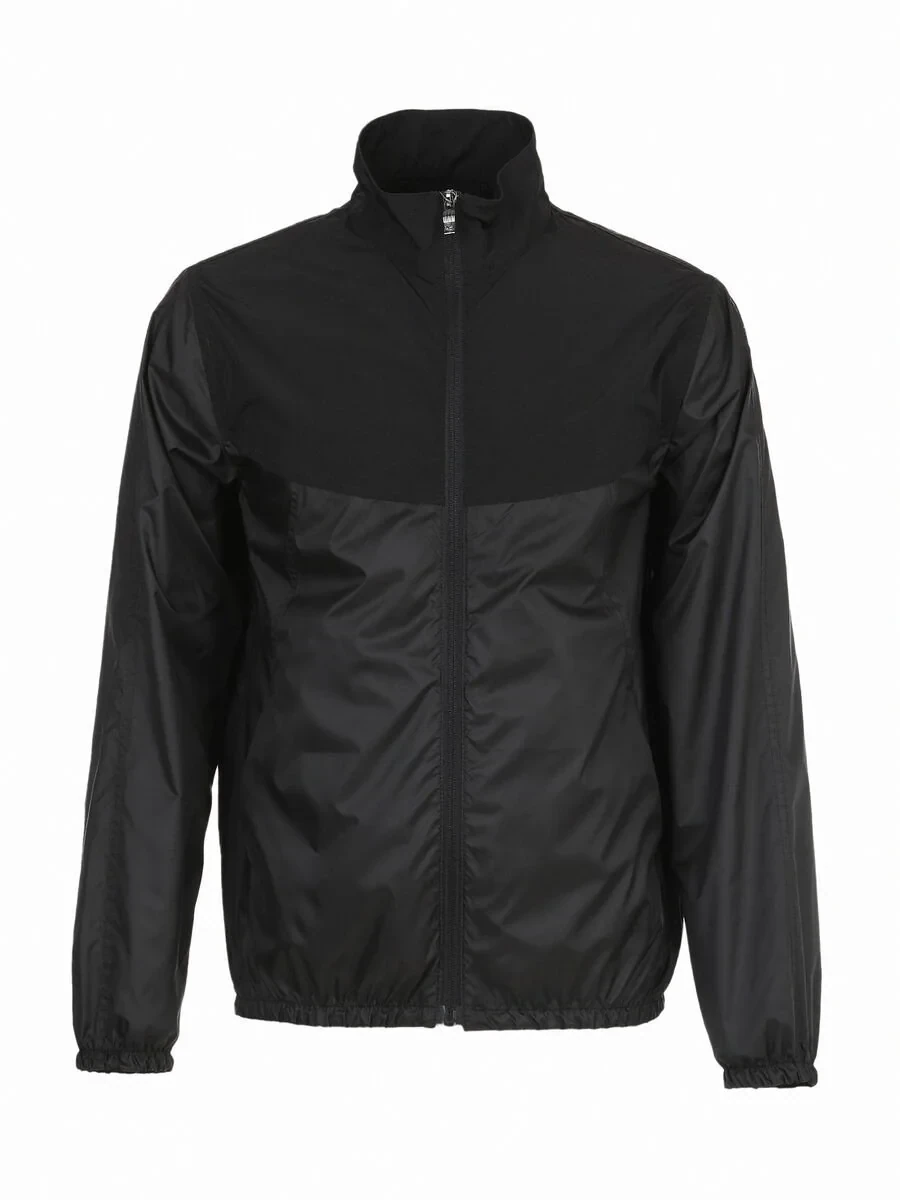Siyah Regular Fit Dik Yaka Casual Dokuma Mont - 6