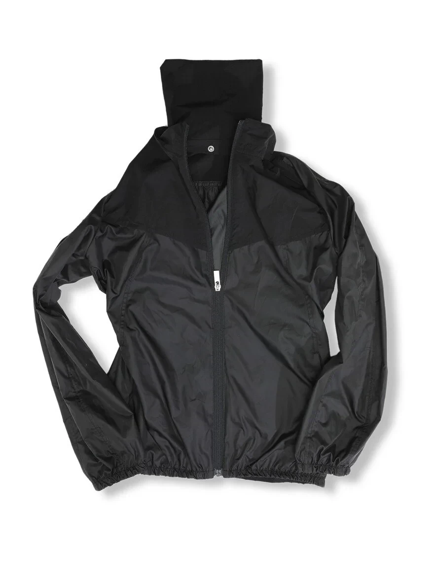 Siyah Regular Fit Dik Yaka Casual Dokuma Mont - 8