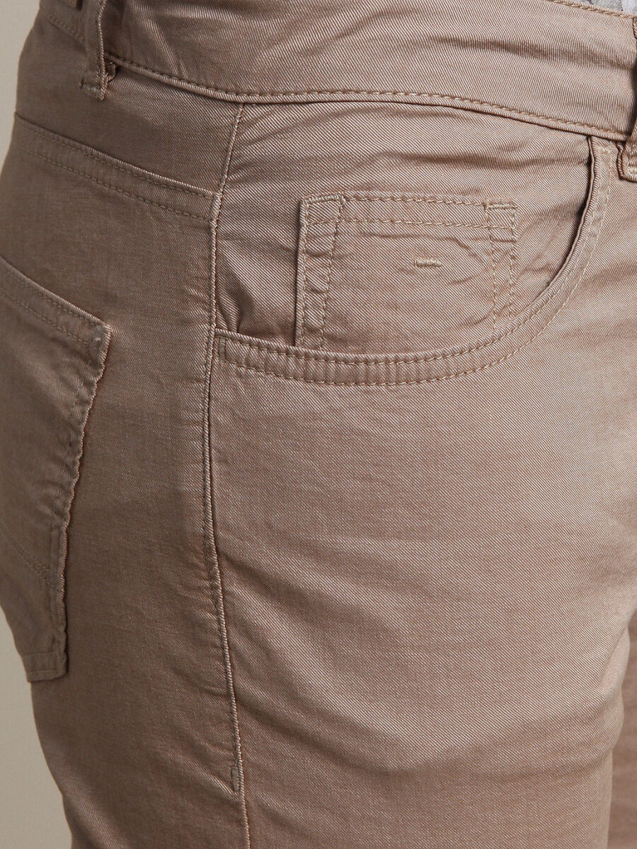 Somon Dokuma Slim Fit Casual Pamuk Karışımlı Pantolon - 2