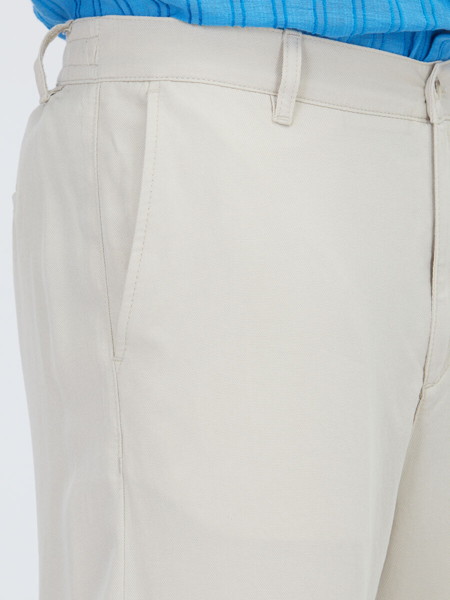 Stone Material Jogging Fit Casual Trousers - 3