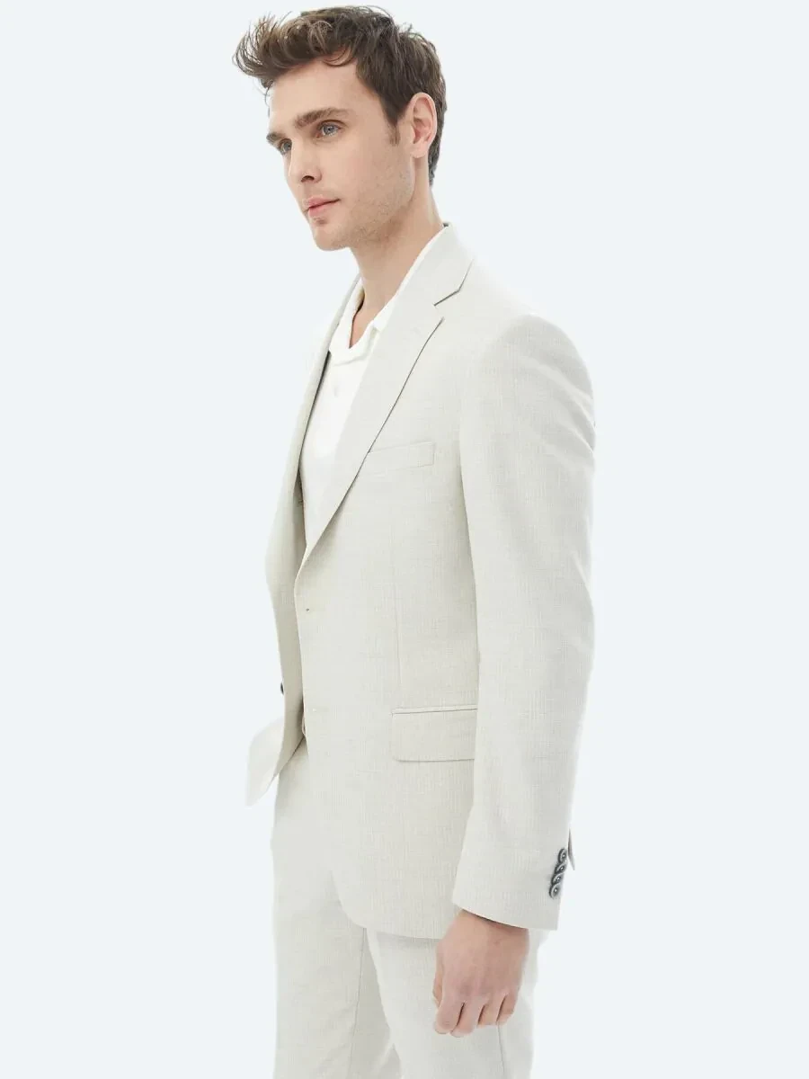 Stone Patterned Regular Fit Suit - 5
