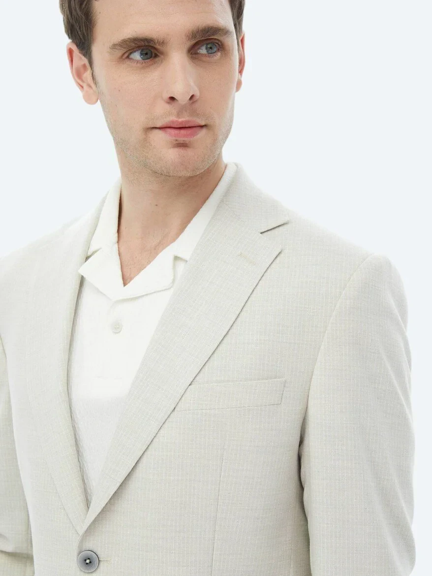 Stone Patterned Regular Fit Suit - 6