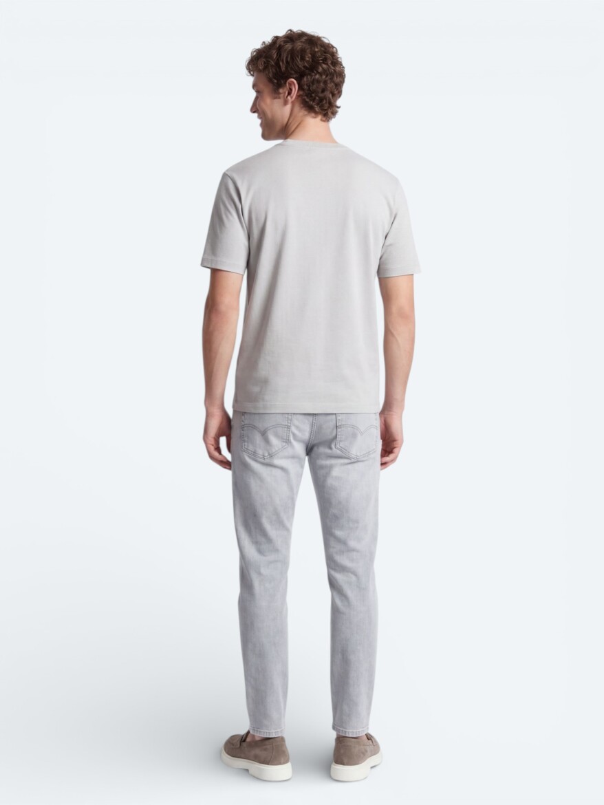 Stone Plain T-Shirt - 7