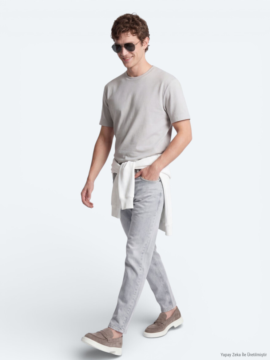 Stone Plain T-Shirt - 3