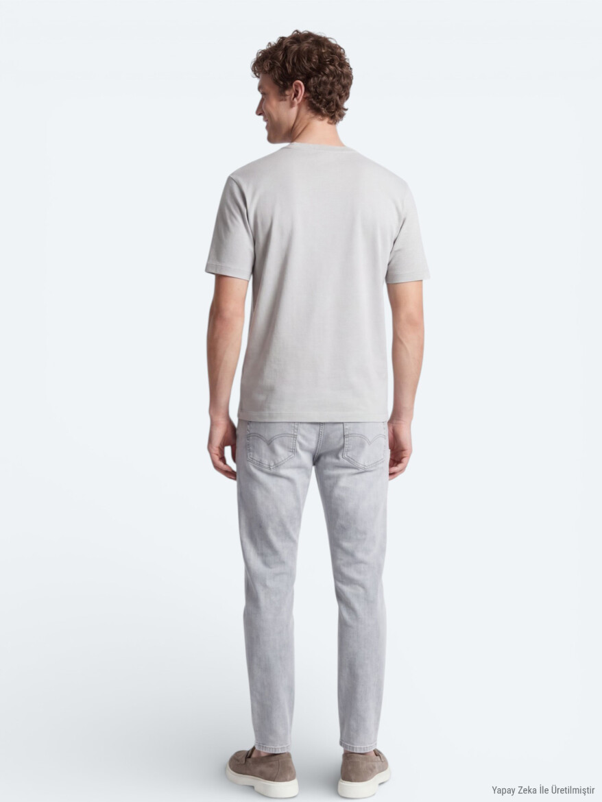 Stone Plain T-Shirt - 7