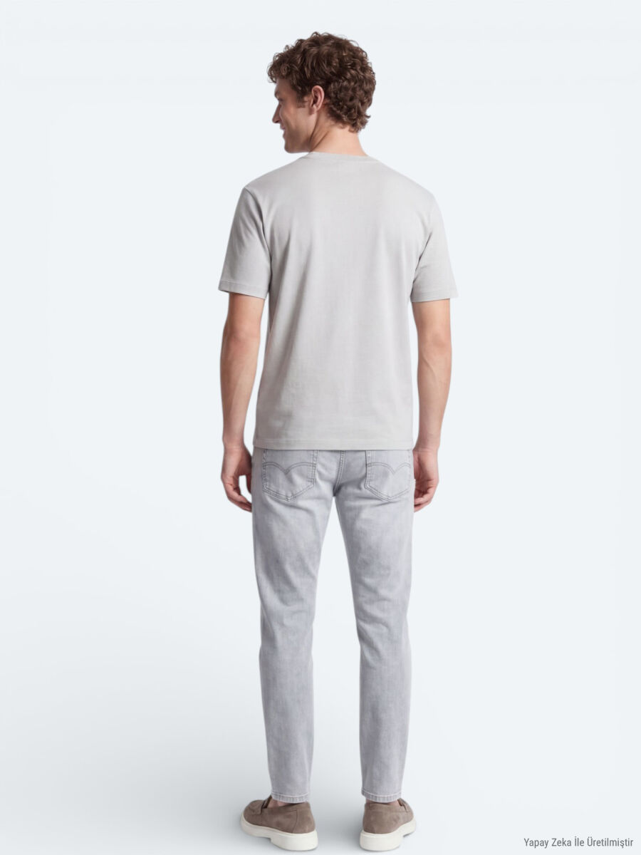 Stone Plain T-Shirt - 7