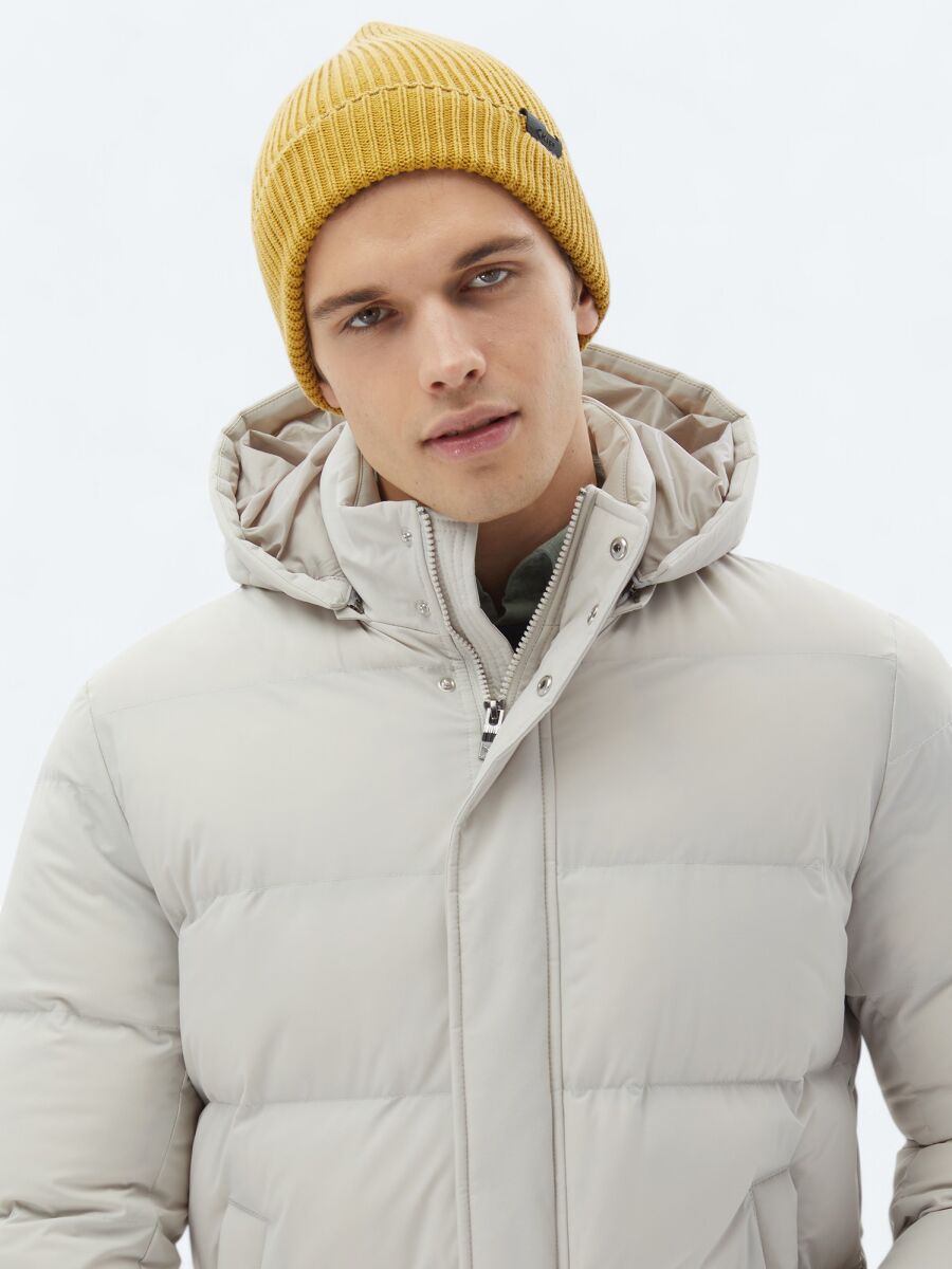 Stone Regular Fit Casual Weaving Coat - 4