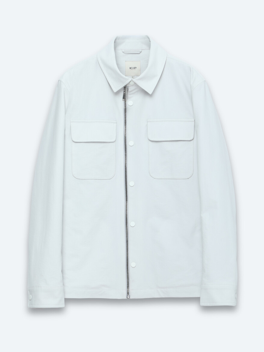 Stone Regular Fit Shirt Collar Casual Weaving Coat - 5