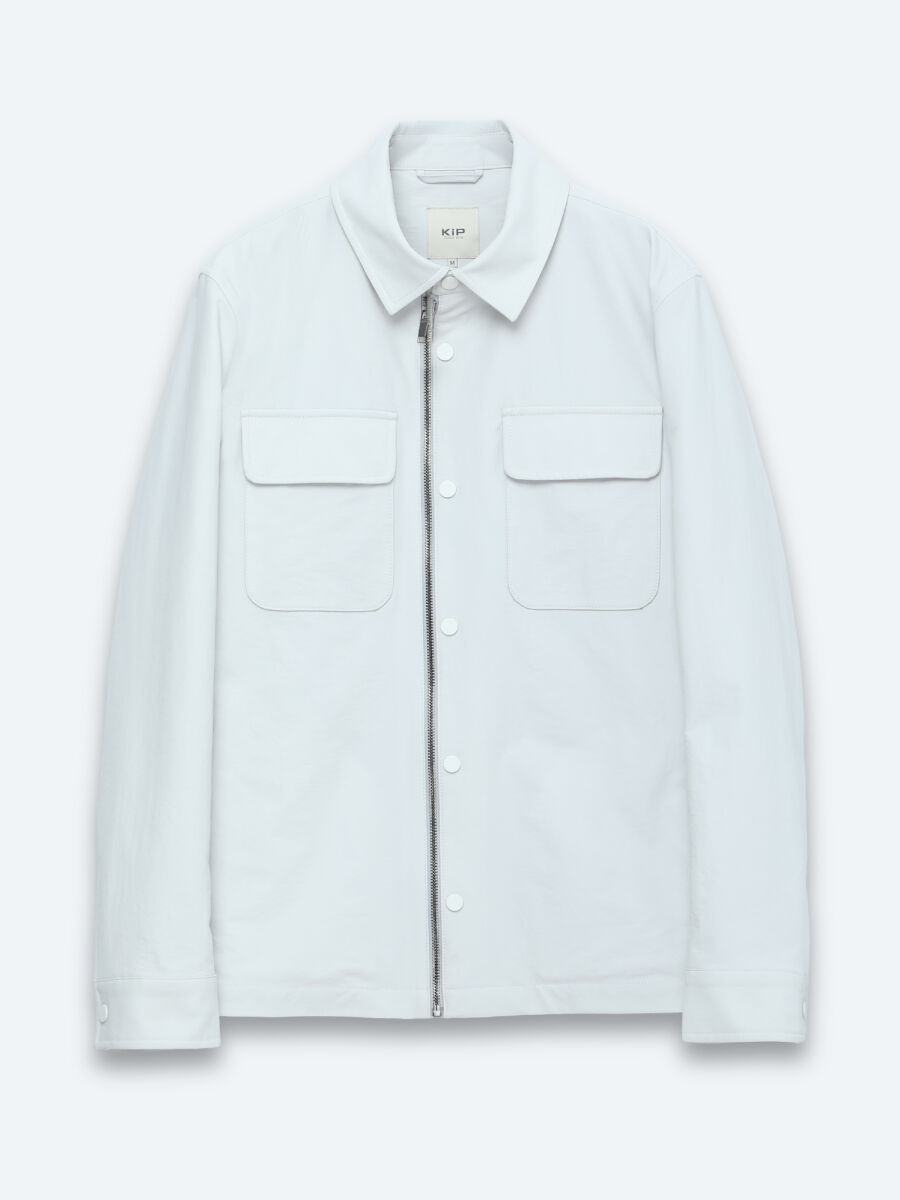 Stone Regular Fit Shirt Collar Casual Weaving Coat - 5
