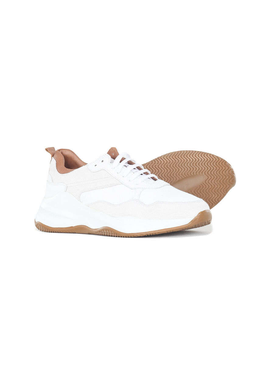 Stone Suede Sneaker - 4