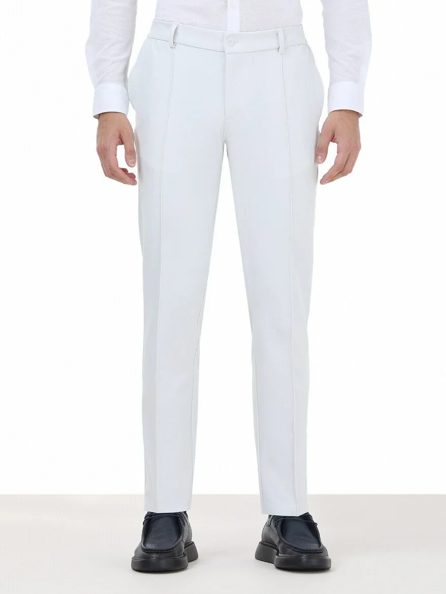 Stone Weaving Jogging Fit Casual Trousers - 1