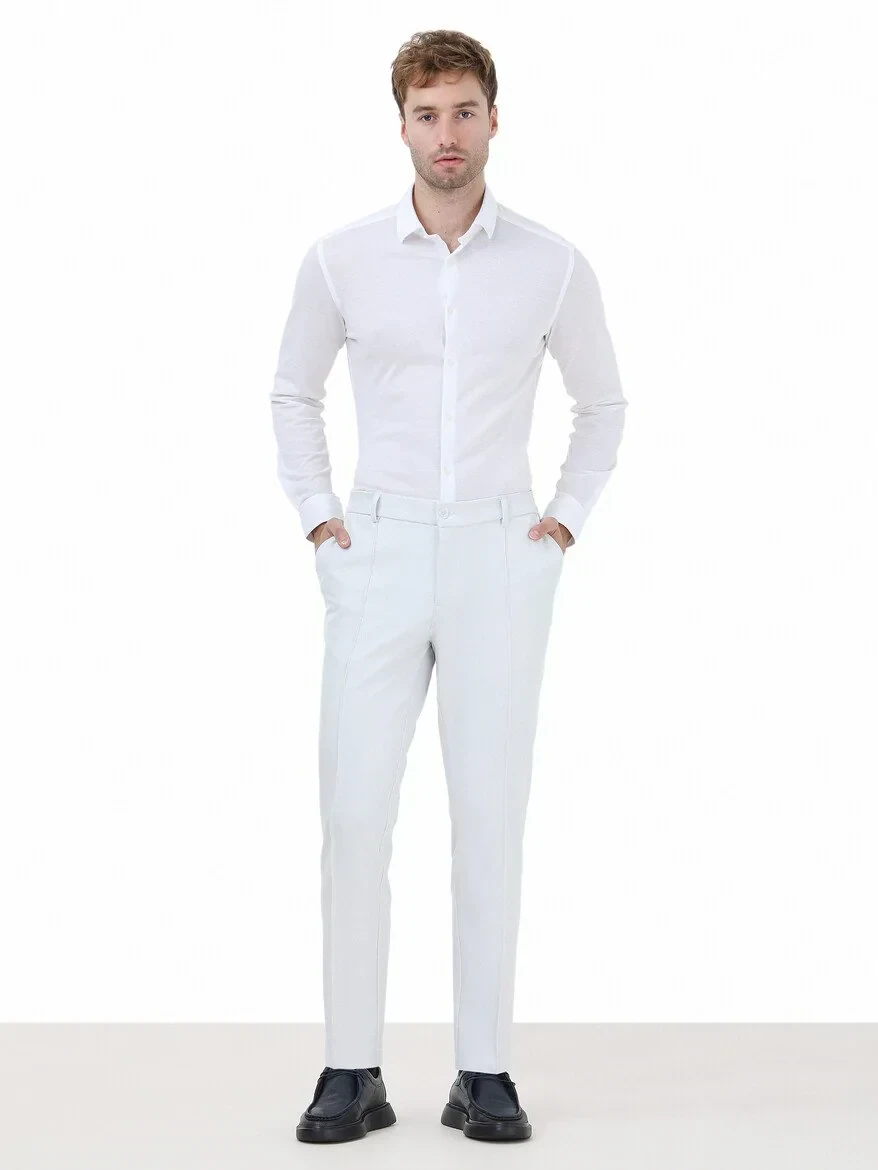Stone Weaving Jogging Fit Casual Trousers - 2