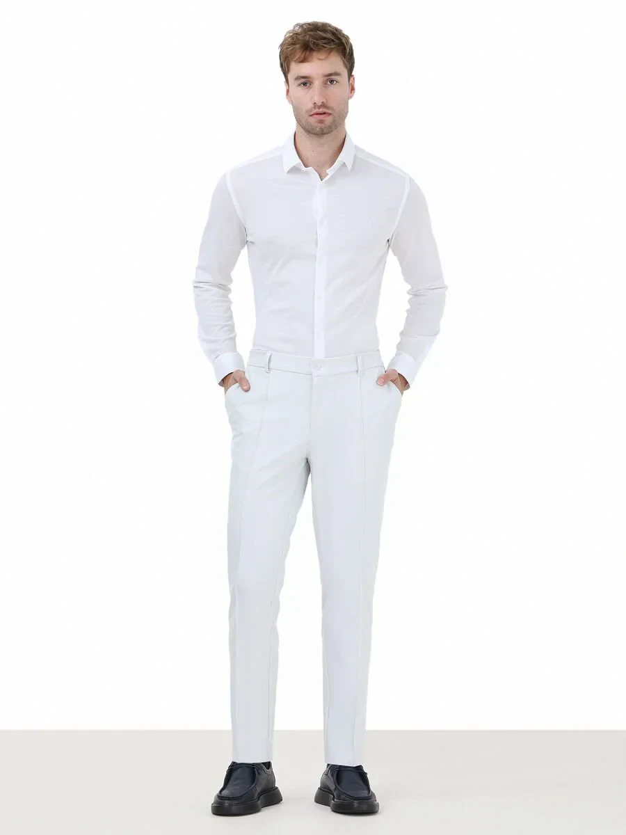 Stone Weaving Jogging Fit Casual Trousers - 2