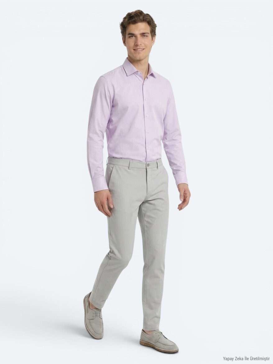Stone Weaving Jogging Fit Casual Trousers - 2