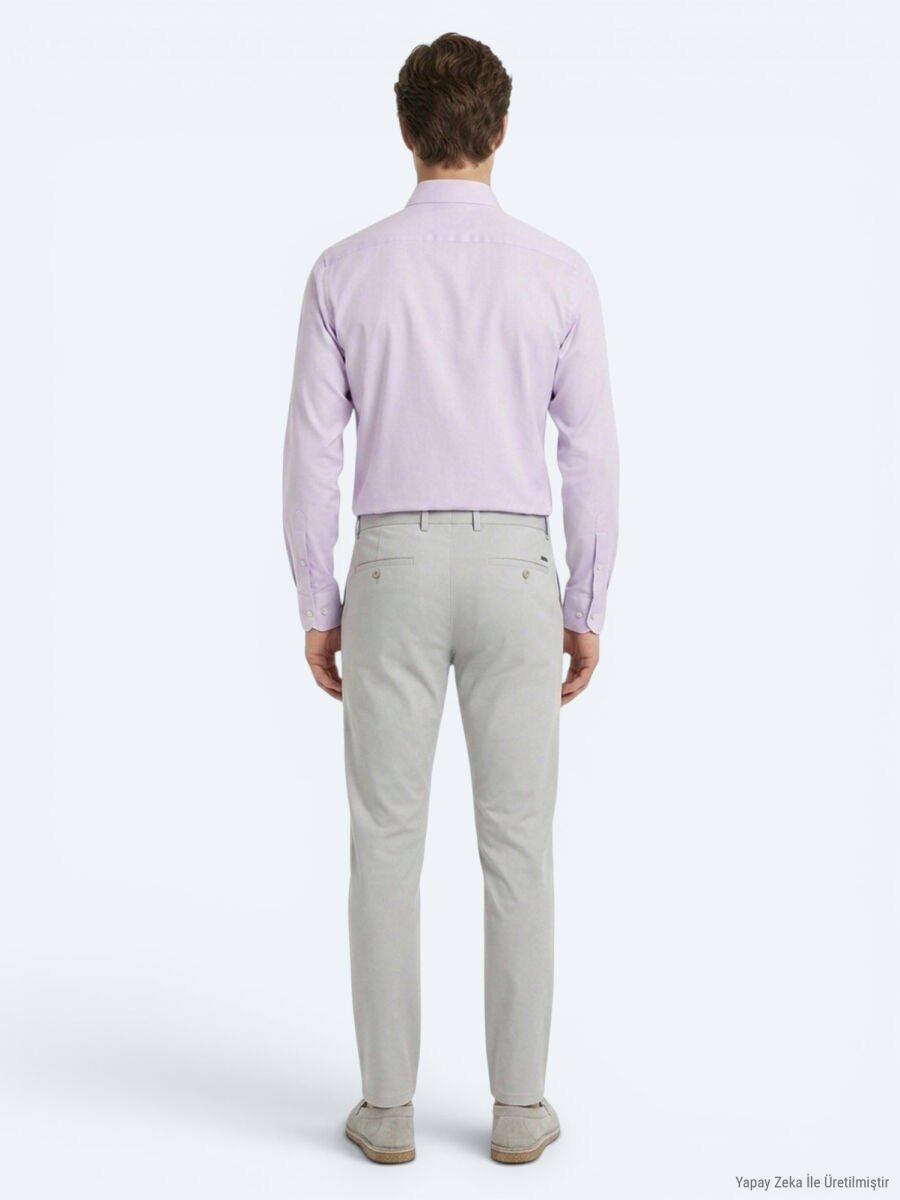Stone Weaving Jogging Fit Casual Trousers - 4