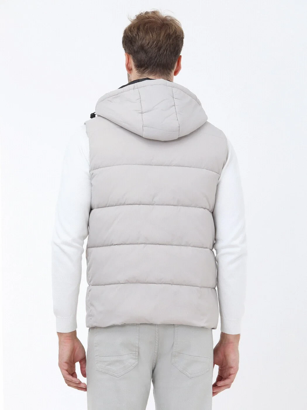 Stone Weaving Puffer Vest - 6