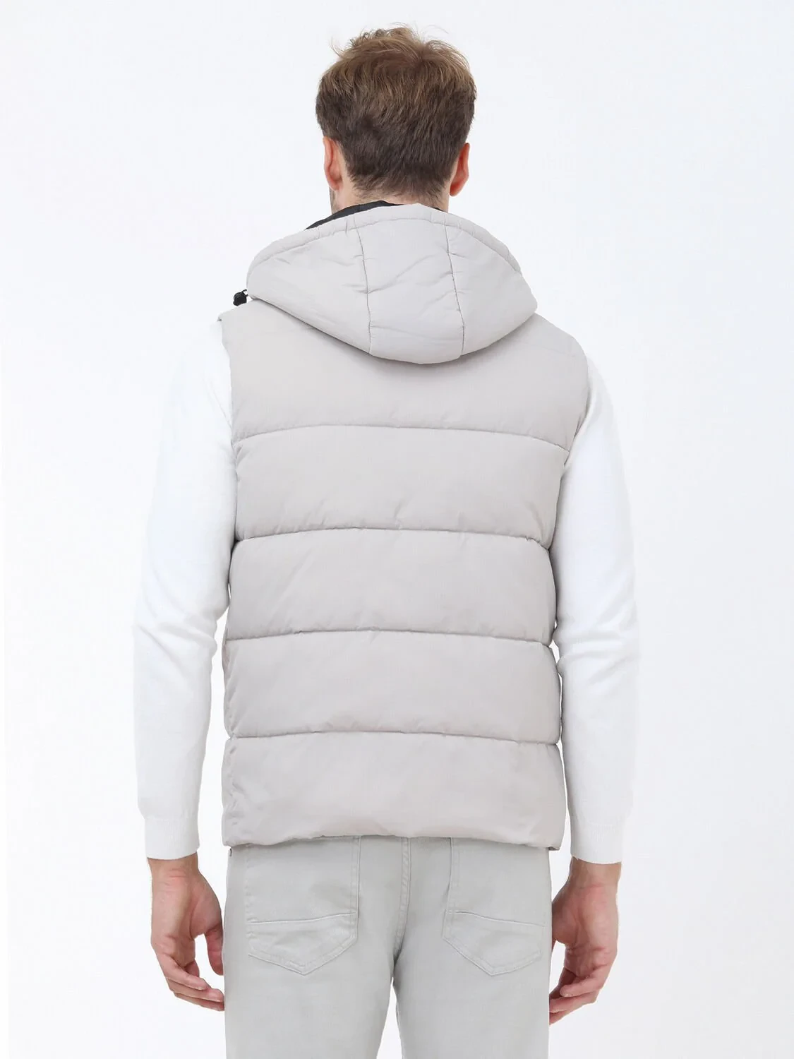 Stone Weaving Puffer Vest - 6