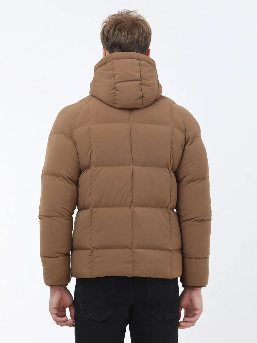 Tarçın Regular Fit Kapüşonlu Casual Dokuma Mont - 6