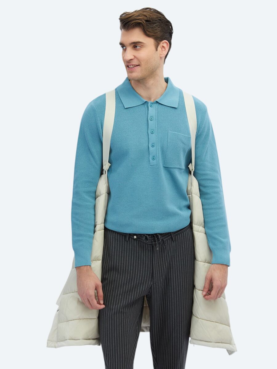 Taş Comfort Fit Kapüşonlu Casual Dokuma Kaban - 7