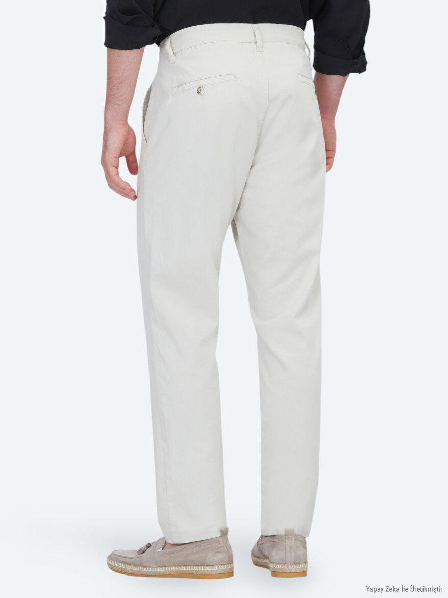 Taş Dokuma Jogging Fit Casual Pamuk Karışımlı Pantolon - 4