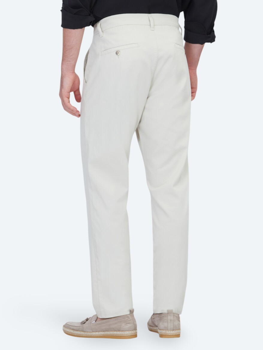 Taş Dokuma Jogging Fit Casual Pamuk Karışımlı Pantolon - 4