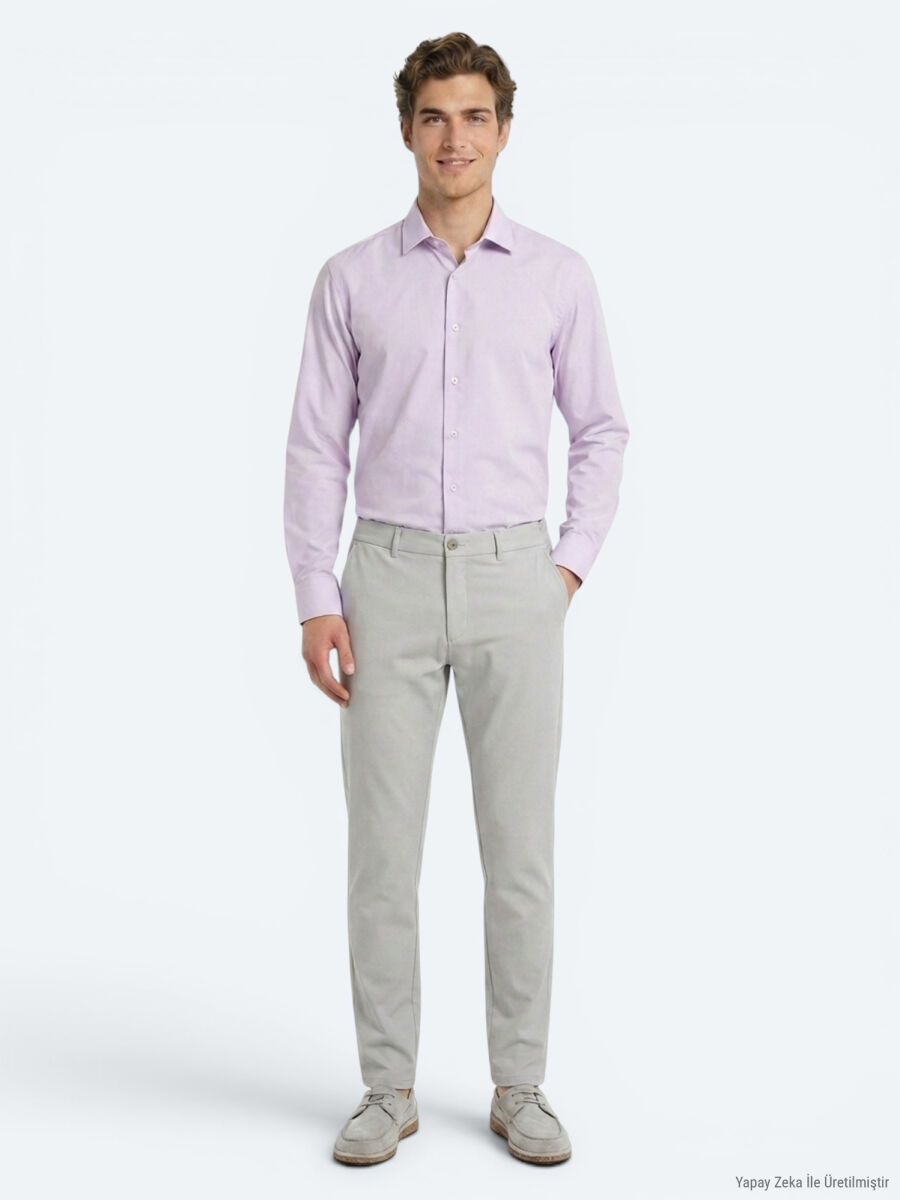 Taş Dokuma Jogging Fit Casual Pantolon - 1