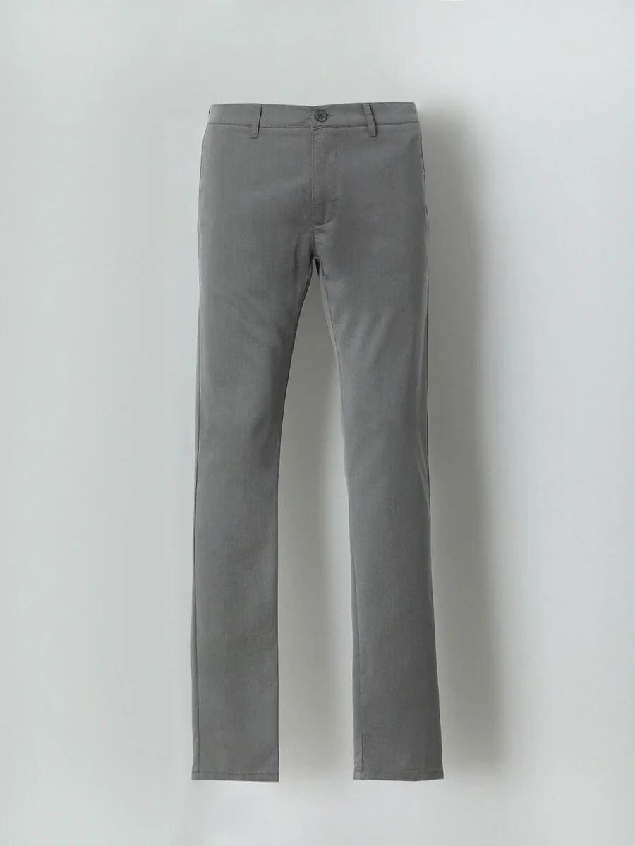 Taş Dokuma Slim Fit Casual Pantolon - 5