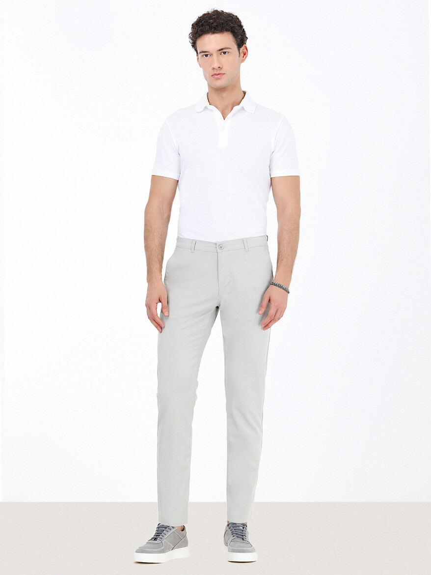 Taş Dokuma Slim Fit Casual Pantolon - 2