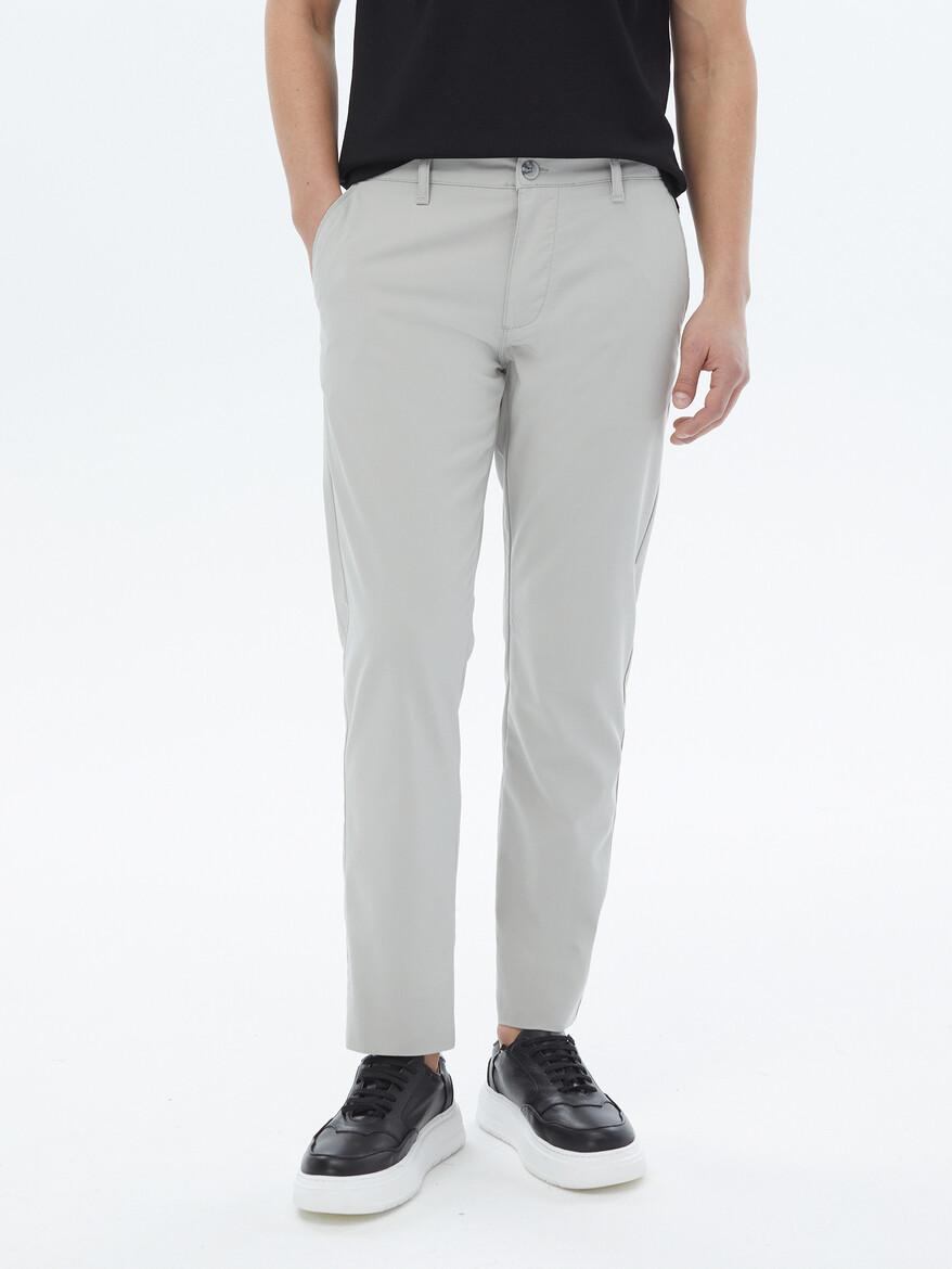 Taş Dokuma Slim Fit Casual Pantolon - 2