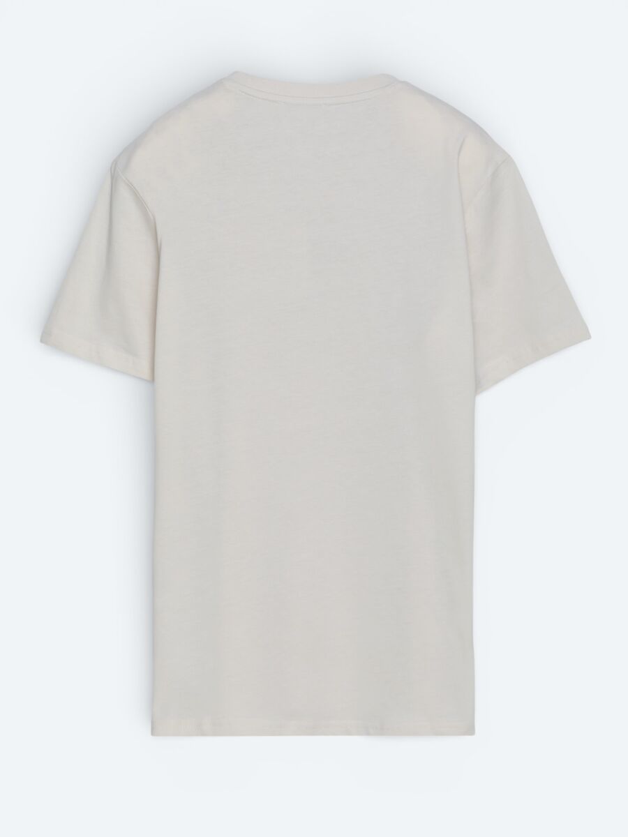 Taş Düz %100 Pamuk T-Shirt - 5