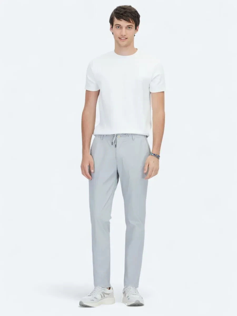 Taş Düz Dokuma Casual Pantolon - 1