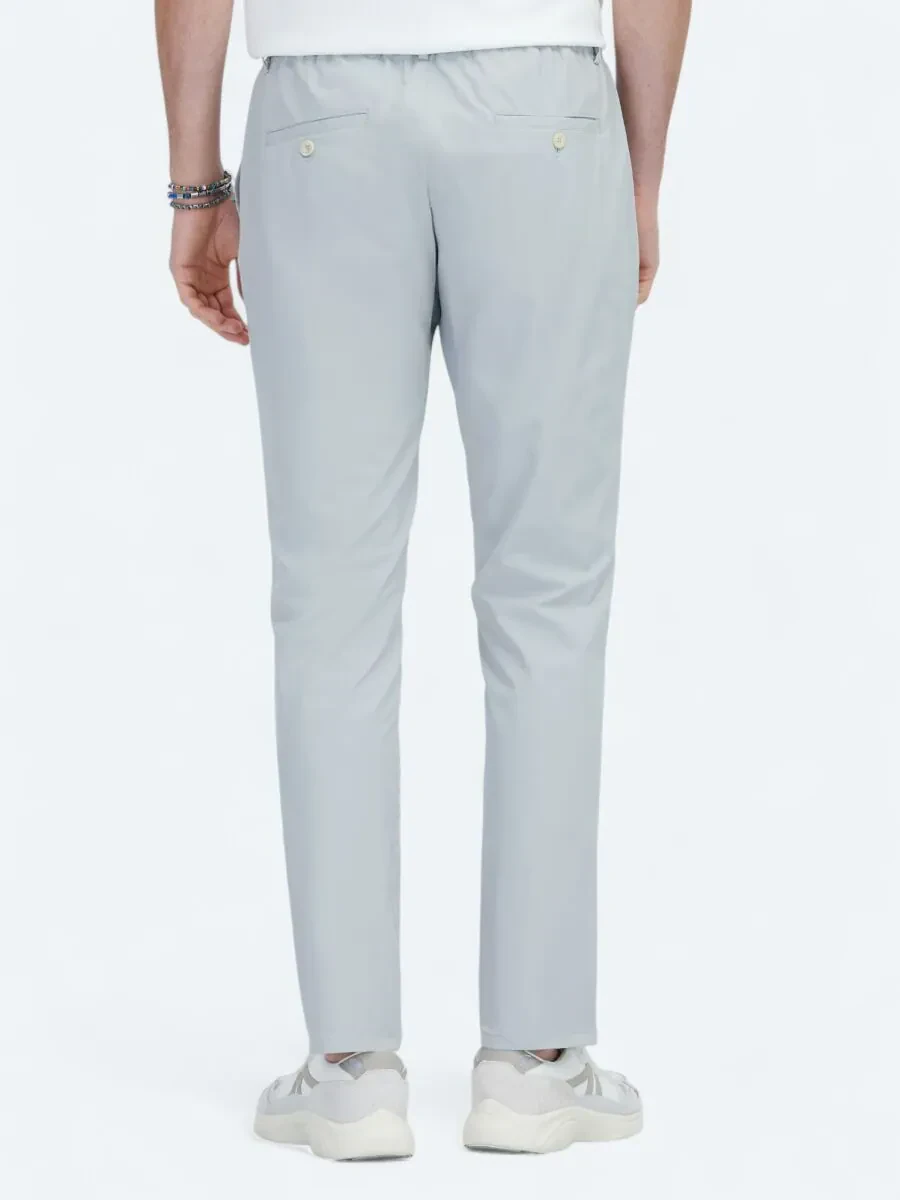 Taş Düz Dokuma Casual Pantolon - 4