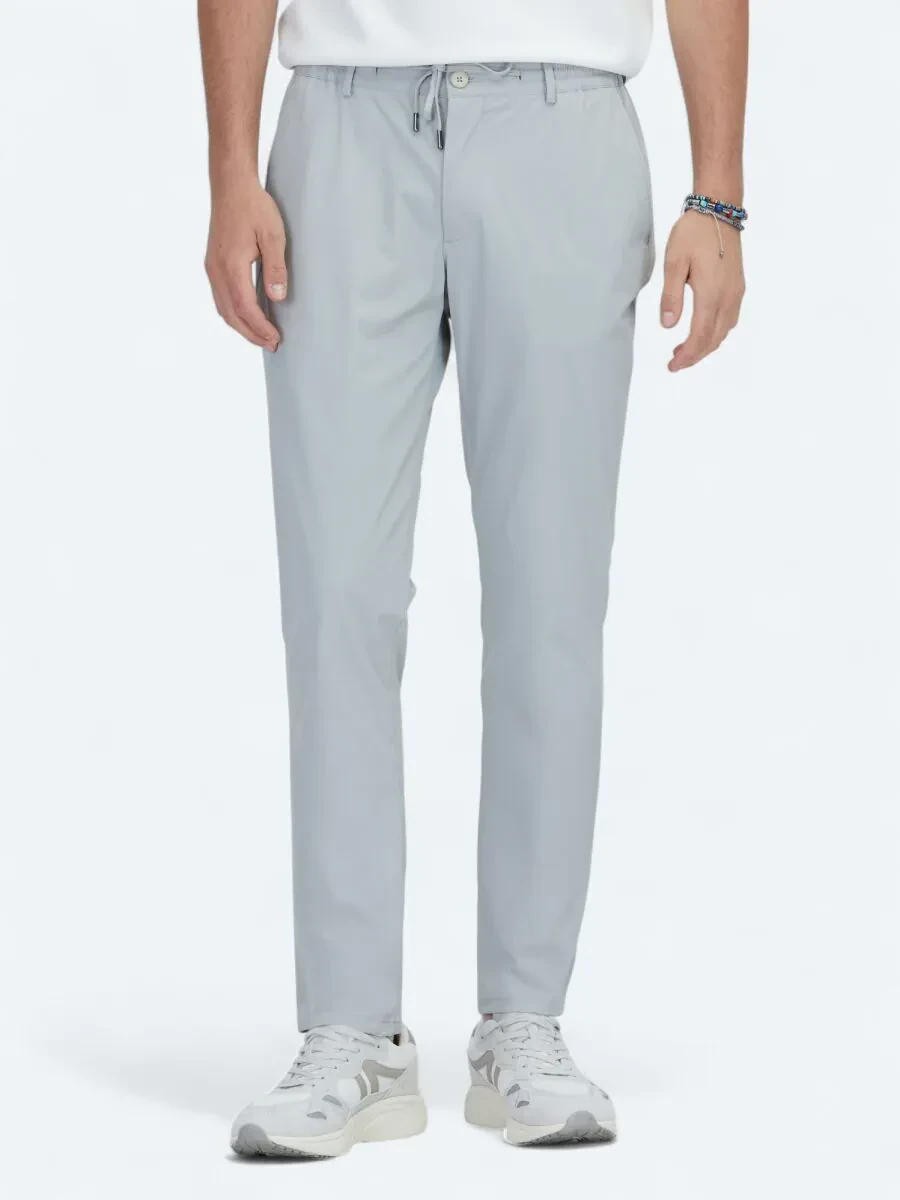 Taş Düz Dokuma Jogging Fit Casual Pantolon - 2
