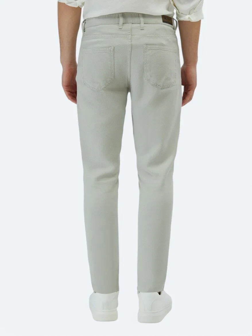 Taş Düz Dokuma Regular Fit Casual Pamuk Karışımlı Pantolon 