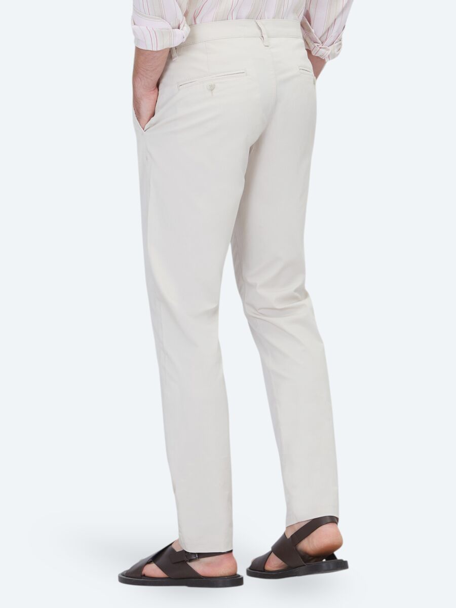Taş Düz Dokuma Slim Fit Casual Pantolon - 4