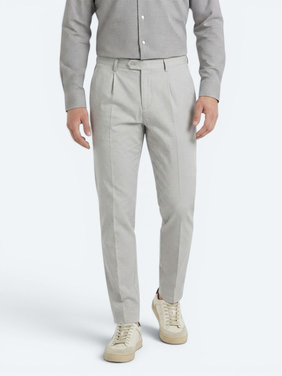 Taş Kumaş Relaxed Fit Casual Pamuk Karışımlı Pantolon - 3