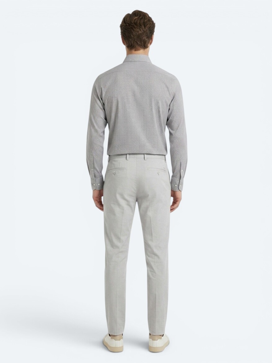 Taş Kumaş Relaxed Fit Casual Pamuk Karışımlı Pantolon - 5