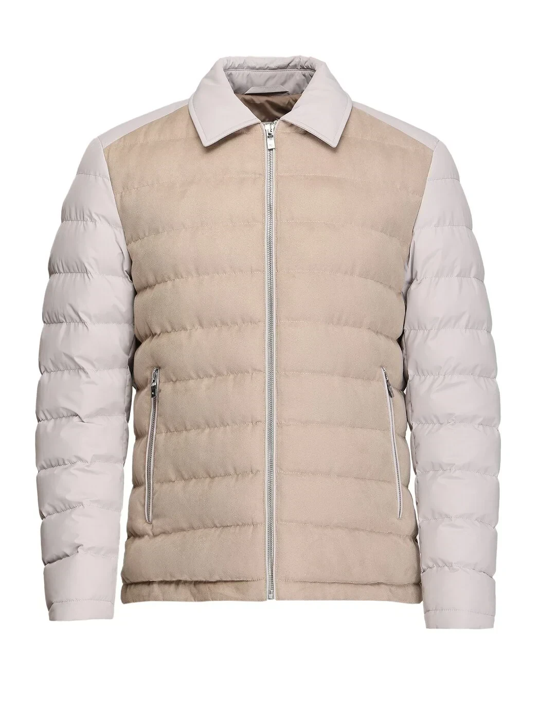 Taş Regular Fit Bebe Yaka Casual Dokuma Mont - 7