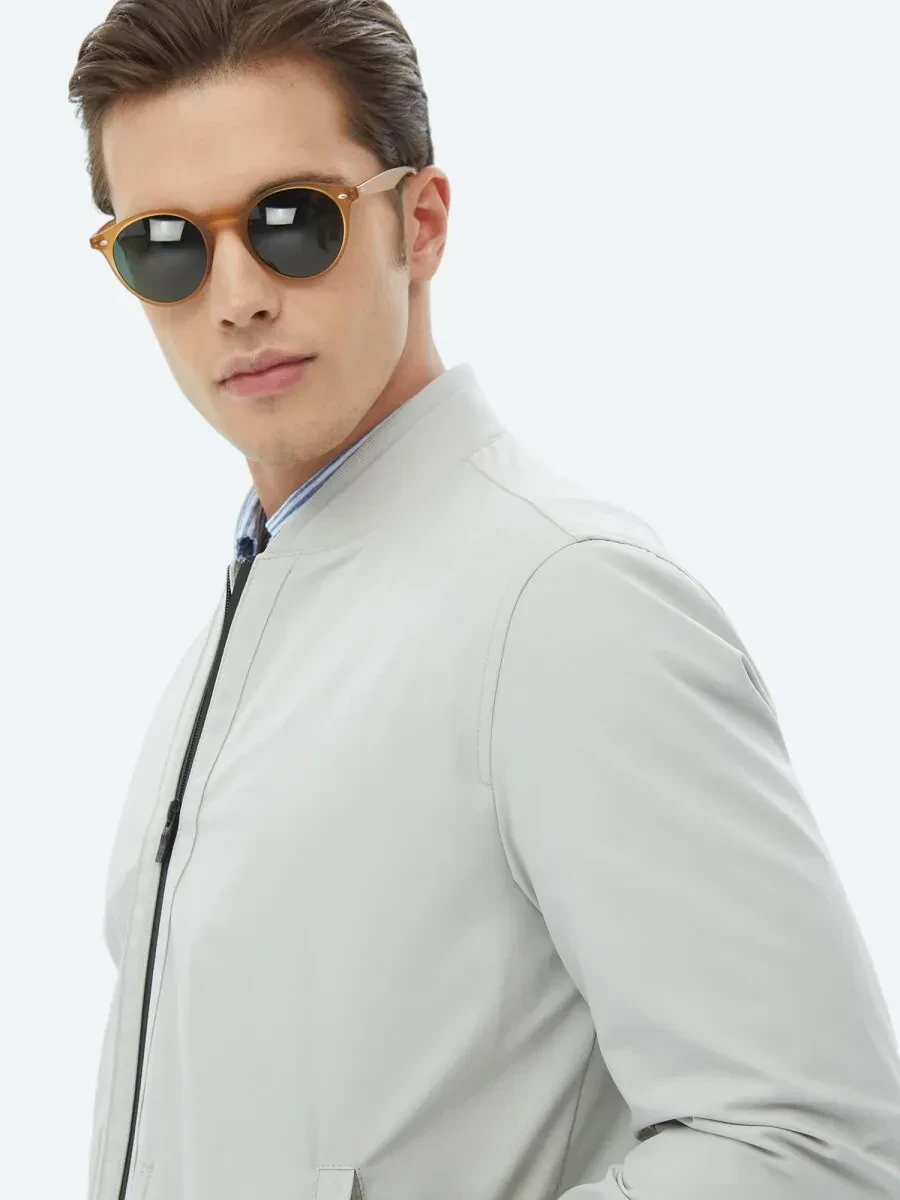 Taş Regular Fit Casual Dokuma Mont - 7