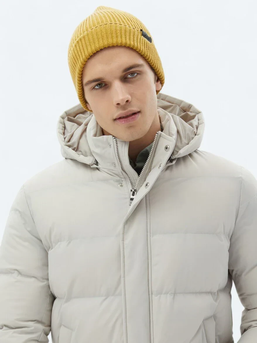 Taş Regular Fit Casual Dokuma Mont - 4