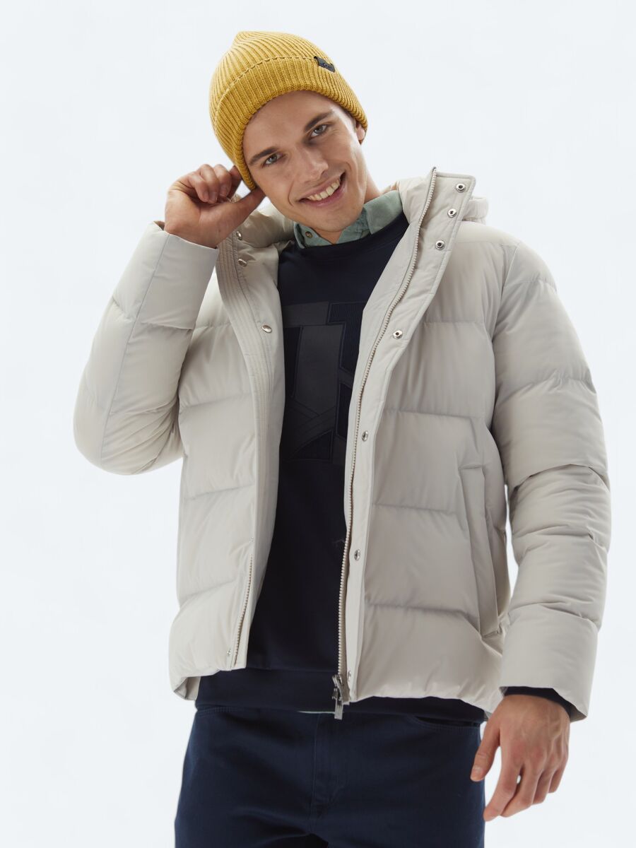 Taş Regular Fit Casual Dokuma Mont - 3