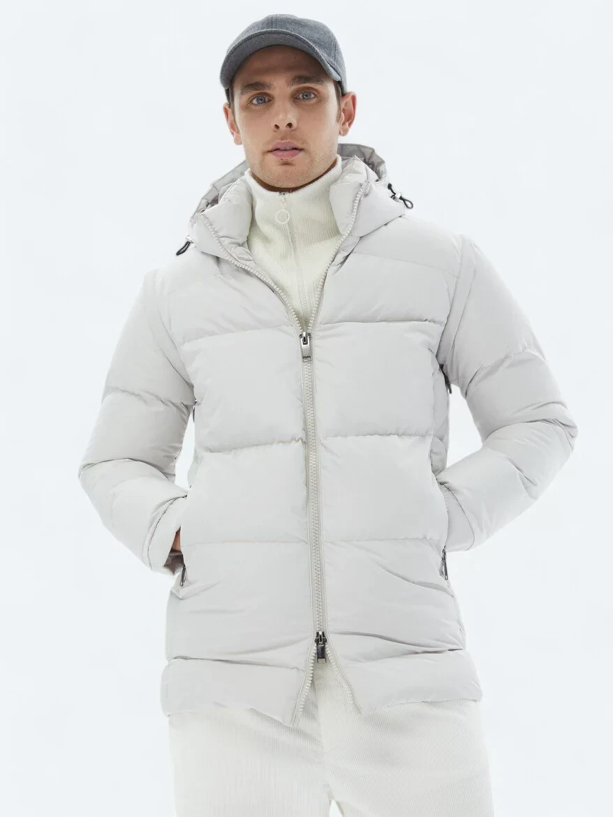 Taş Regular Fit Casual Dokuma Mont - 1