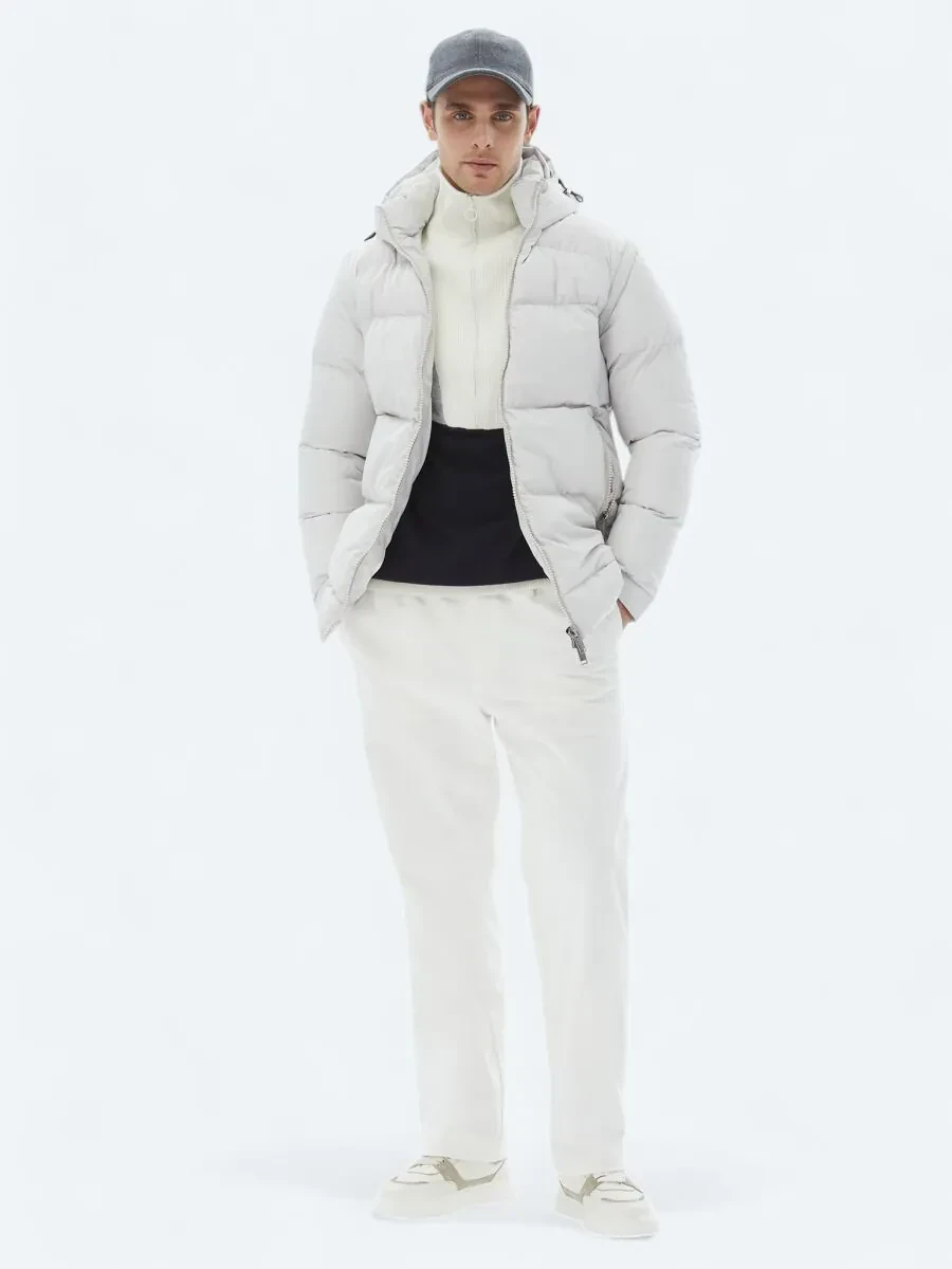 Taş Regular Fit Casual Dokuma Mont - 2