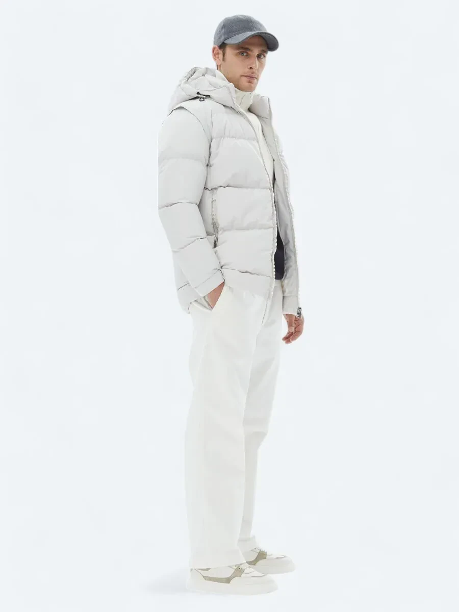 Taş Regular Fit Casual Dokuma Mont - 3