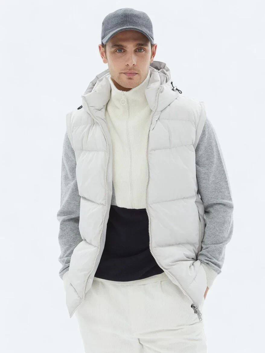 Taş Regular Fit Casual Dokuma Mont - 7