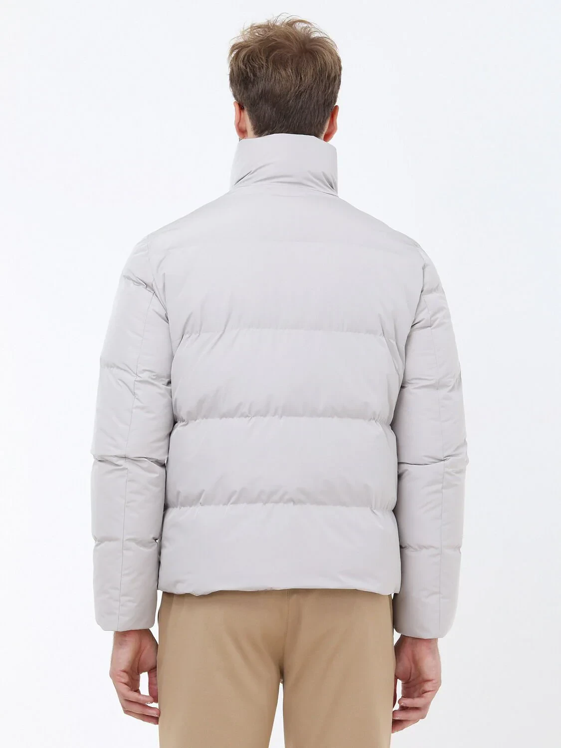 Taş Regular Fit Dik Yaka Casual Dokuma Mont - 7